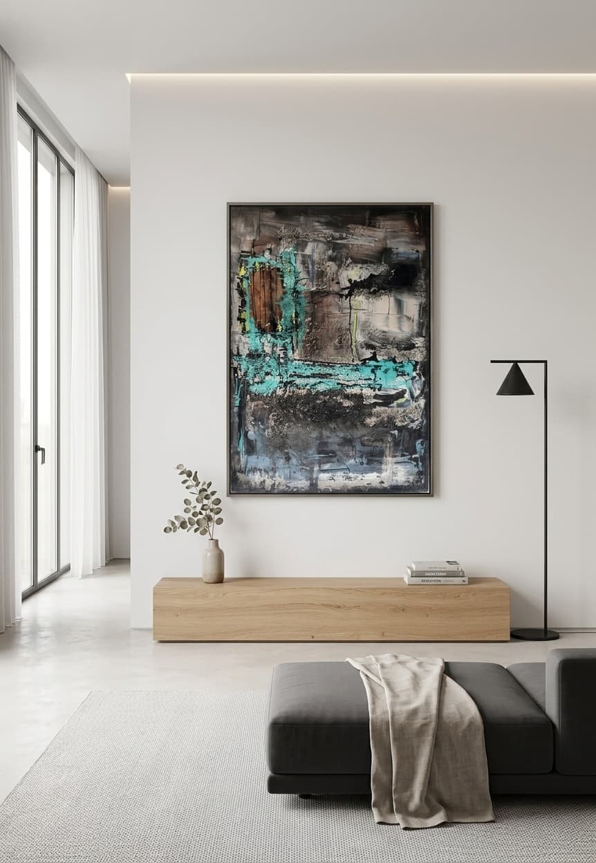 23 Abstract Acrylic Painting