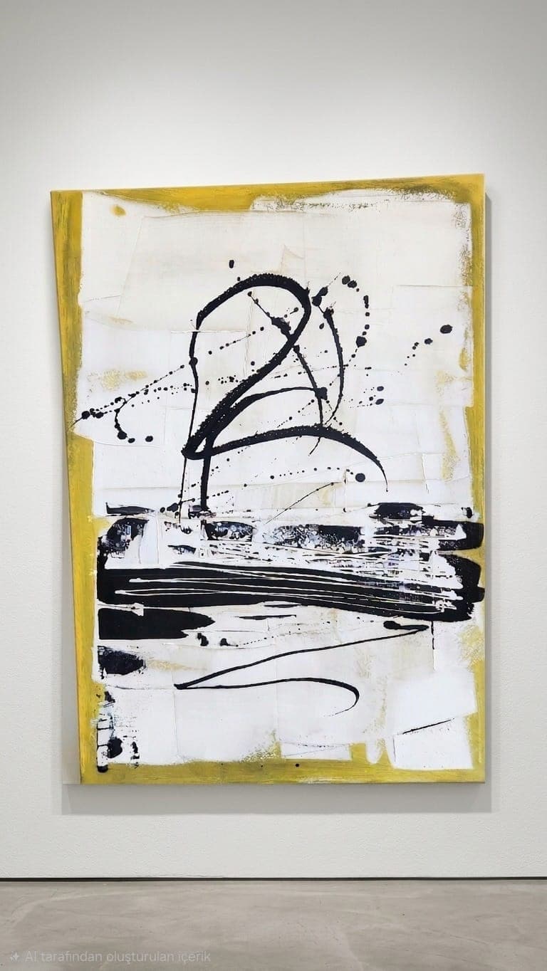 13 Abstract Acrylic Canvas Painting