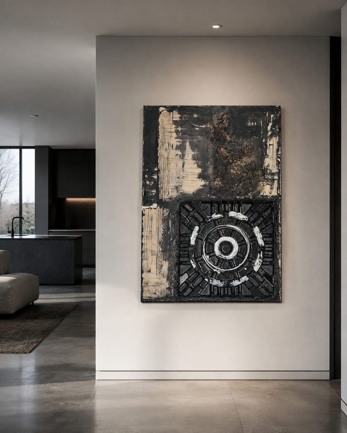 18 Textured Abstract Acrylic Painting