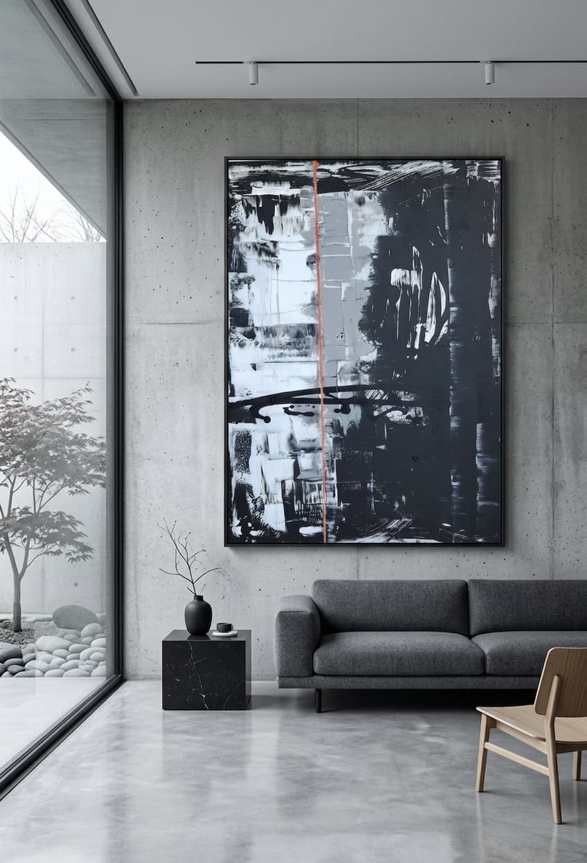 19 Textured Abstract Acrylic Painting